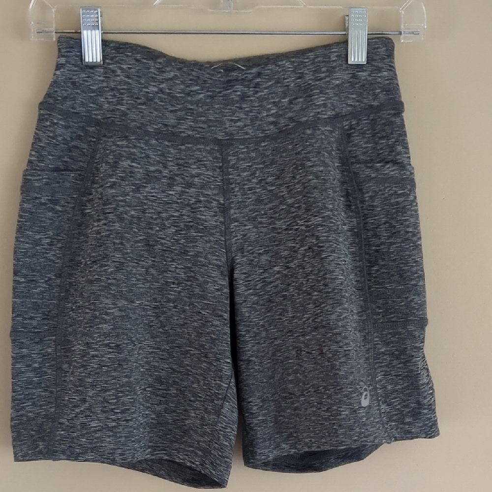 XS Asics Gray Shorts Activewear Athletic Sports With Pockets